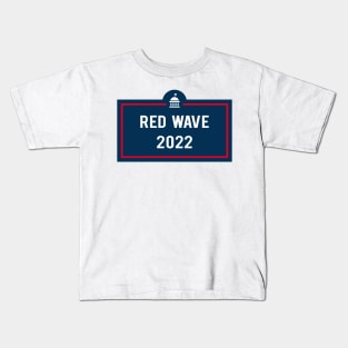 Red Wave 2022 Kids T-Shirt